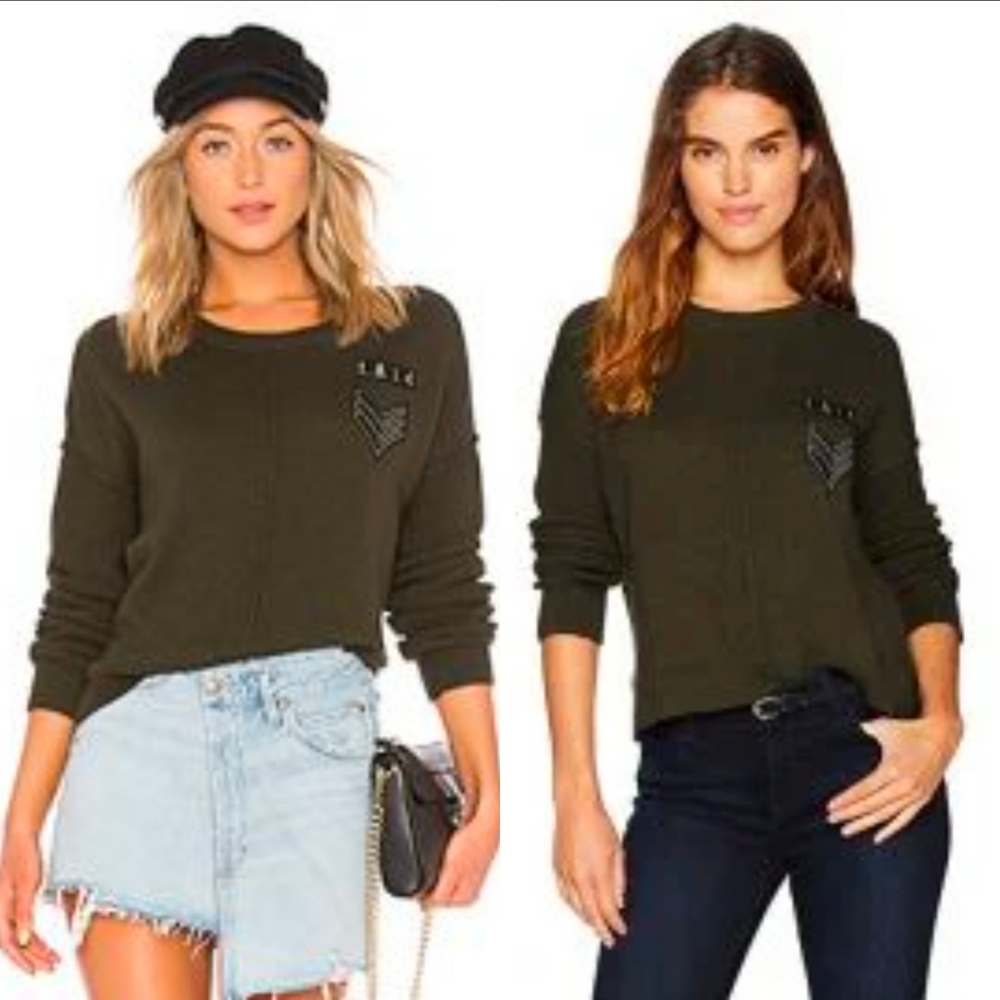 Rails Stafford LA14 Olive Knit Sweater M